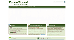 Desktop Screenshot of forestportal.sk