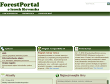 Tablet Screenshot of forestportal.sk